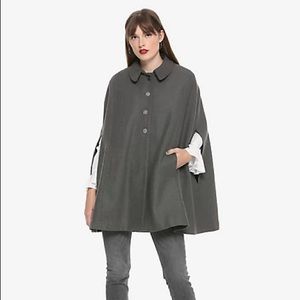 NWOT Dark Gray Cape